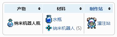 泰拉瑞亞納米機器人瓶怎么做